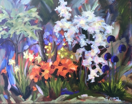 Abstract flowers on Wards Island