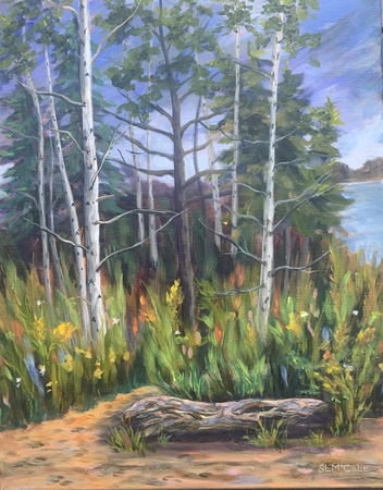 Beach Birches #2