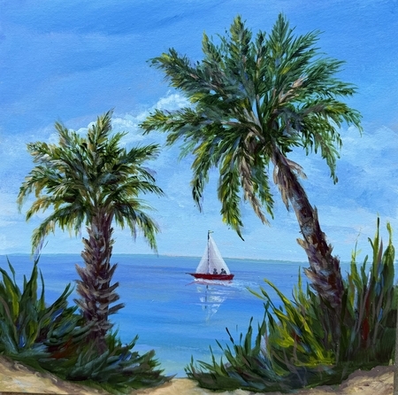 Red Sailboat #3